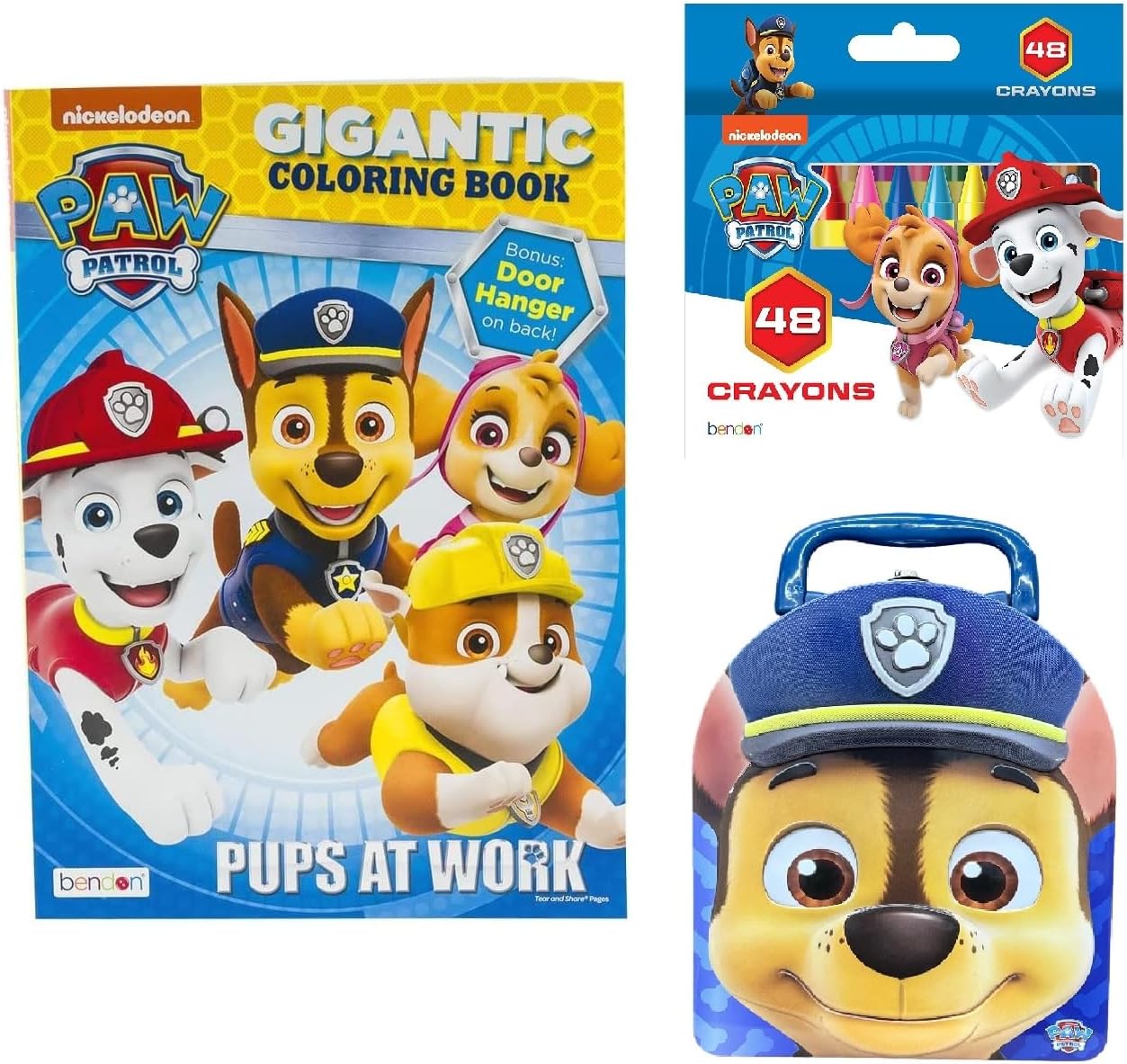 Paw Patrol Coloring Book Gift Set for Kids with 192 Coloring Pages
