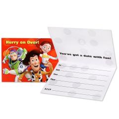 Toy Story Buzz Woody Jessie Pack of 8 Invitations