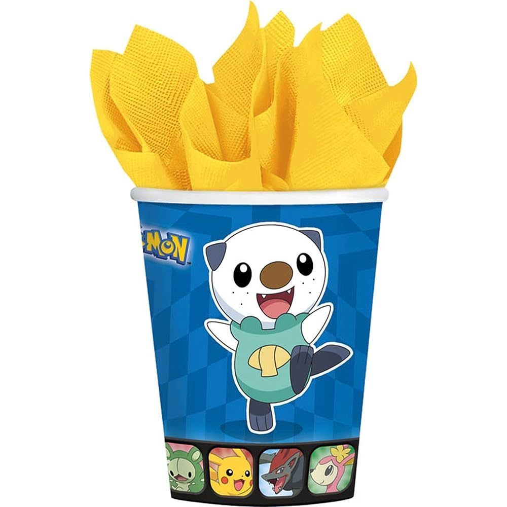 POKEMON BIRTHDAY Paper Cups (9 ounce)