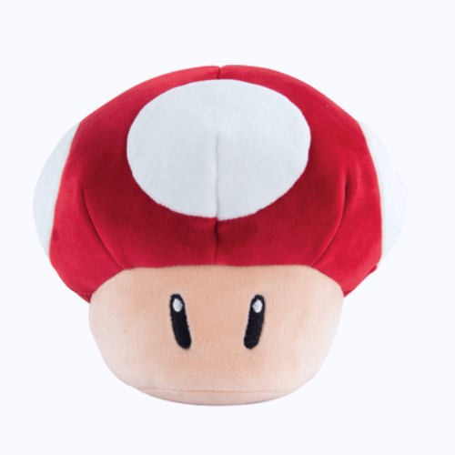 Red Mushroom Plush Toy - Super Mario Brothers - Medium Mocchi Mocchi - 10 Inch