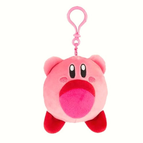 Inhaling Kirby - Club Mocchi Mocchi- Kirby Clip-On Plush  5 Inch