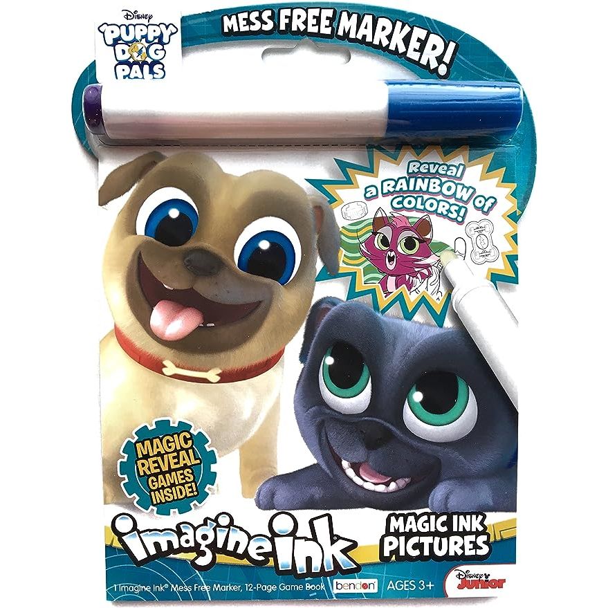 Puppy Dog Pals Imagine Ink Coloring and Activity Book Value Size - Partytoyz Inc